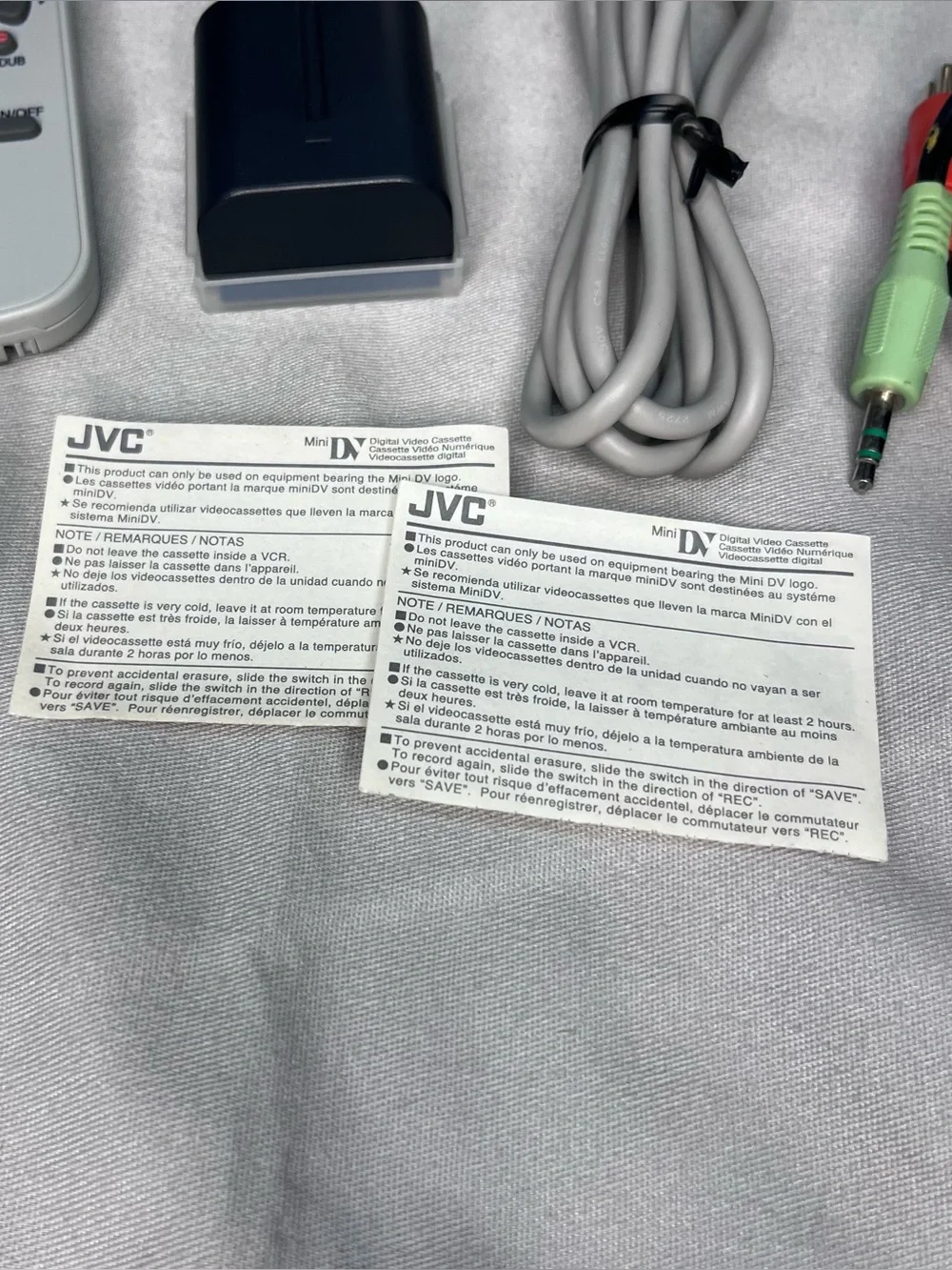 JVC GR-D275U Mini DV Camcorder Tested Working Video Transfer PLEASE READ